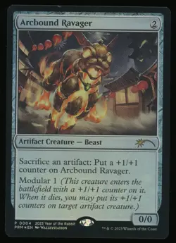 Arcbound Ravager - Foil - MTG Year of the Rabbit 2023 Promo - RareCo - Image 1