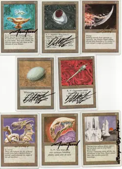 NEAR-COMPLETE M:tG MTG REVISED Set (97 Rares!) with 184 SIGNED by 24 Artists!!! - Image 1