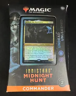 Magic the Gathering MTG Innistrad Midnight Hunt Commander Deck Undead Unleashed - Image 1