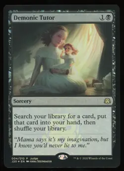 Demonic Tutor - Foil - MTG Judge Promo - RareCo - Image 1