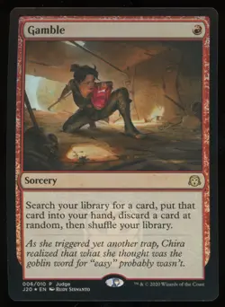 Gamble - Foil - MTG Judge Promo - RareCo - Image 1