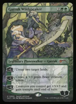 Garruk Wildspeaker - MTG Magic Spotlight: Secret Lair Showdown - RareCo - Image 1