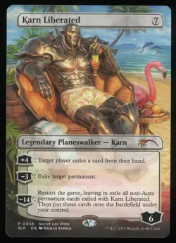 Karn Liberated - Borderless - MTG Secret Lair Showdown - RareCo - Image 1