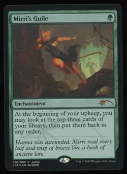 Mirri's Guile - Foil - MTG Judge Promo - RareCo - Image 1