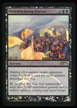 Overwhelming Forces - Foil - MTG Judge Promo - RareCo - Image 1