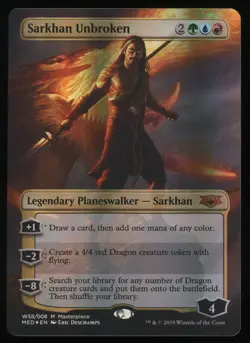 Sarkhan Unbroken - Foil - MTG War of the Spark: Mythic Edition - RareCo - Image 1