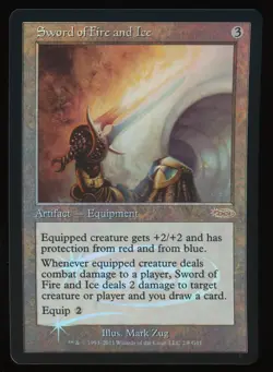 Sword of Fire and Ice - Foil - MTG Judge Promo - RareCo - Image 1