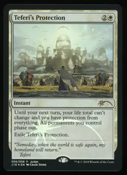 Teferi's Protection - Foil - MTG Judge Promo - RareCo - Image 1