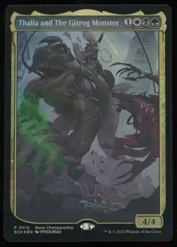 Thalia and The Gitrog Monster - Foil - MTG Game Day & Store Championship Promos - Image 1