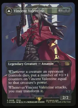 Vincent Valentine - Surge Foil - Borderless - MTG FINAL FANTASY - RareCo - Image 1