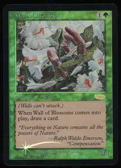 Wall of Blossoms - Foil - MTG Friday Night Magic 2002 - RareCo - Image 1