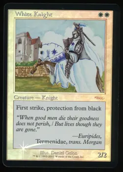 White Knight - Foil - MTG Friday Night Magic 2002 - RareCo - Image 1