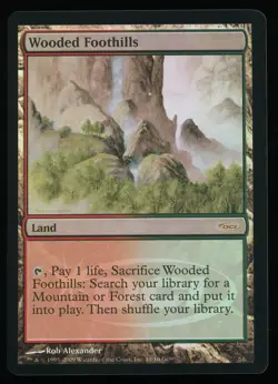 Wooded Foothills - FOIL - MTG Judge Promo - RareCo - Image 1