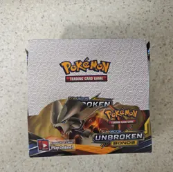 Pokemon Sun & Moon Unbroken Bonds opened Booster Box with SEALED booster packs - Image 1