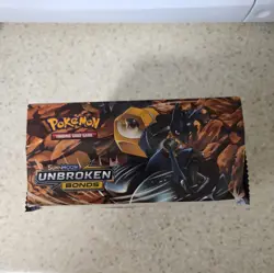 Pokemon Sun & Moon Unbroken Bonds opened Booster Box with SEALED booster packs - Image 2