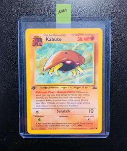 Kabuto 1st Edition Pokemon TCG Fossil Set 50/62 - NEAR MINT!🔥 - Image 1