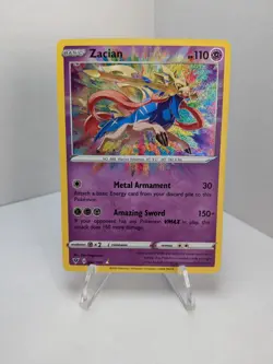 Pokemon TCG Zacian 082/185 Swsh04: Vivid Voltage Amazing Rare MINT/Near Mint - Image 1
