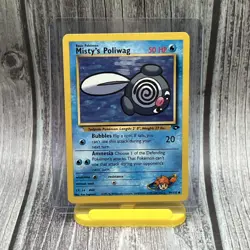 Misty's Poliwag 89/132 Common Pokemon Gym Challenge Unlimited WOTC - Image 1