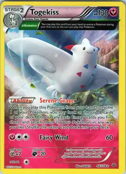 Togekiss 46/108 - Pokemon TCG XY: Roaring Skies - Rare Holo (NM) - Image 1