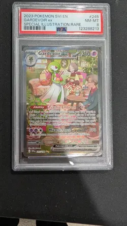 2023 POKEMON SCARLET & VIOLET #245 GARDEVOIR EX SPECIAL Illustration Rare PSA 8 - Image 1