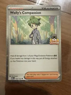Pokemon Wally's Compassion Ultra Ball League Stamp Promo Asia Exclusive 132/132 - Image 2