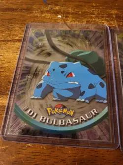 Pokemon Topps Chrome Bulbasaur Ivysaur, Venusaur Holo Foil Blue Logo 1st Print - Image 2