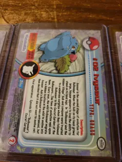 Pokemon Topps Chrome Bulbasaur Ivysaur, Venusaur Holo Foil Blue Logo 1st Print - Image 5