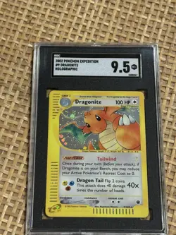 Pokemon Dragonite Expedition Holo Rare #9 SGC 9.5 Gem Mint - Image 1
