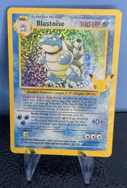 Pokemon Celebrations Blastoise 2/102 Classic Collection Holo Near Mint - Image 1