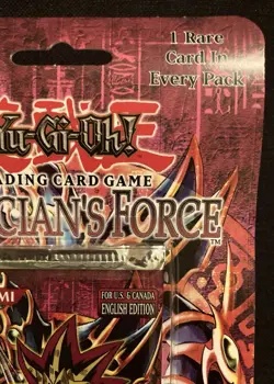 Yu-Gi-Oh! MAGICIAN’S FORCE English Edition RARE Rack Blister Pack Konami 1996 🔥 - Image 2