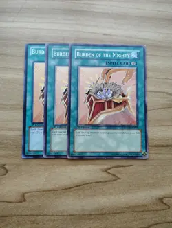 Yu-Gi-Oh! - Burden Of The Mighty 3X - Full Playset - Image 1