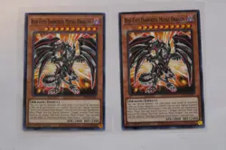 YuGiOh - 2x Red-Eyes Darkness Metal Dragon SDAZ-EN007 - Image 1