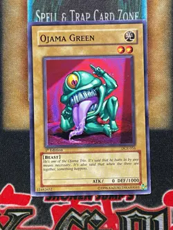Yugioh Ojama Green DCR-056 Common 1st Ed NM - Image 1