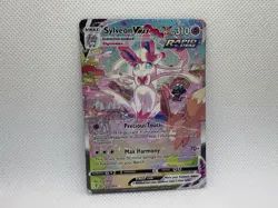 Pokemon TCG Sylveon VMAX Alt Art Secret Card 212/203 Evolving Skies - Damaged - Image 4