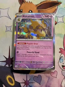 Alakazam MEP 003 SEALED Stamped Mega Evolutions Prerelease Promo Pokemon Card - Image 1