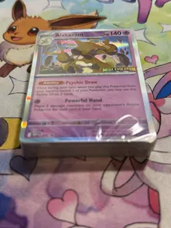 Alakazam MEP 003 SEALED Stamped Mega Evolutions Prerelease Promo Pokemon Card - Image 2