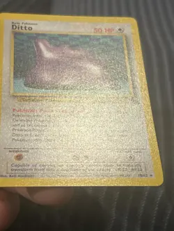 Pokemon TCG Ditto Non-Holo English Fossil (1999) Vintage Card - WOTC - LP - Image 3