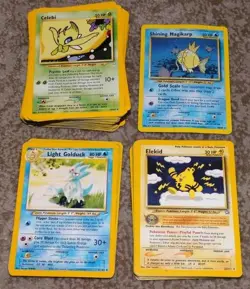 POKEMON CARD LOT, NEO-DESTINY, NEO-GENESIS, NEO-REVELATION, 92 CARDS - Image 1