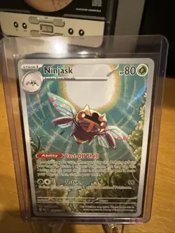 Ninjask 137/132 Pokemon Card Illustration Rare Mega Evolutions - Image 1