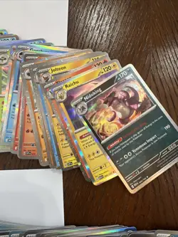 HUGE Holo Lot 100 Pokemon Cards Scarlet/Violet PRE DRI MEW SVP SSP All NM - Image 2