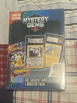 Mystery Gems Pokemon 1 CGC Graded Card & 1 Booster Pack - Lugia 1st Ed. Chase! - Image 1