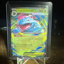 Mega Venusaur EX 003/132 Mega Evolution Holo Rare Pokemon Card NM - Image 1