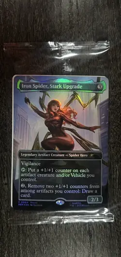 Magic the Gathering Marvel Legends Iron Spider MJ CARD ONLY - Image 1