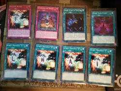 YUGIOH 8 FINAL DESTINY BOARD CARD SET + DARK SPIRITS MASTERY + DARK SANCTUARY - Image 1