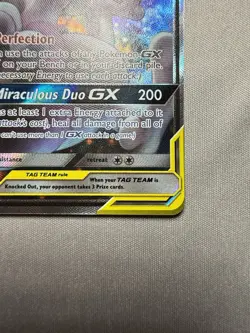 Mewtwo & Mew GX SM191 Tag Team Promo Pokemon Card TCG NM/LP - Image 5