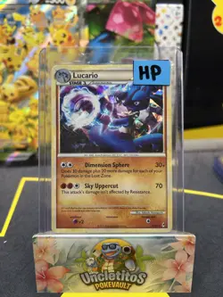 Pokemon TCG 2011 Lucario Holo Rare Card 14/95 Call of Legends HP - Image 1
