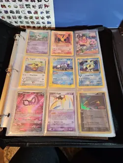 90 Pokemon Card Binder Collection | 30+ Vintage/WOTC/EX's+ Modern Holos + More - Image 1
