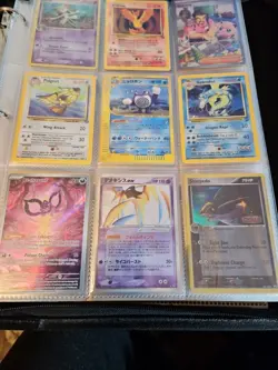 90 Pokemon Card Binder Collection | 30+ Vintage/WOTC/EX's+ Modern Holos + More - Image 3
