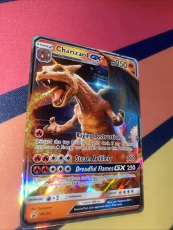 Pokemon TCG Charizard GX SM195 Detective Pikachu Promo Holo Card - Image 2