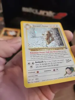 Giovanni's Persian Pokemon Card 8/132 Gym Challenge Unlimited Holo Rare WOTC - Image 4